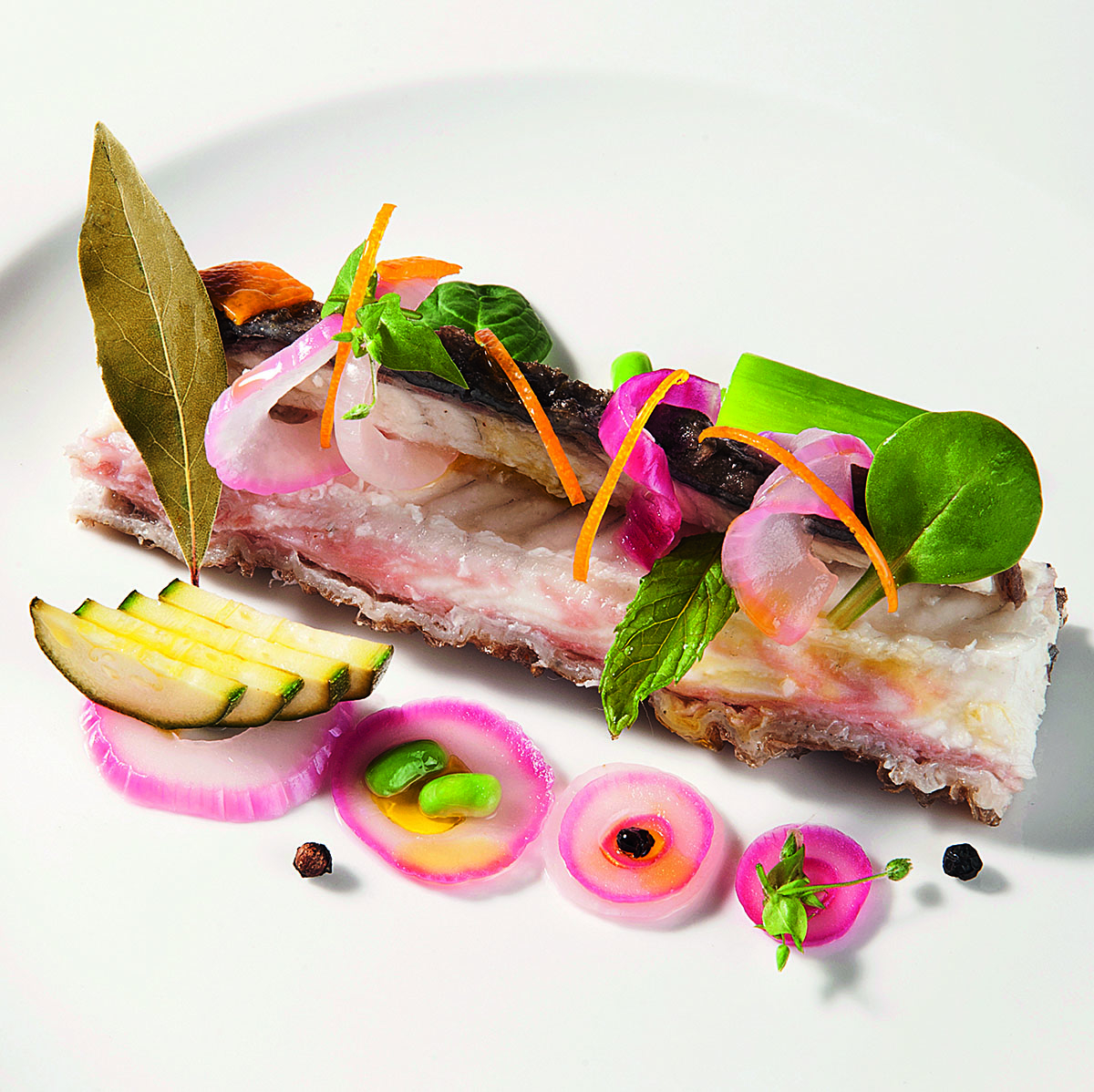 Marinated eel with red onions from Tropea