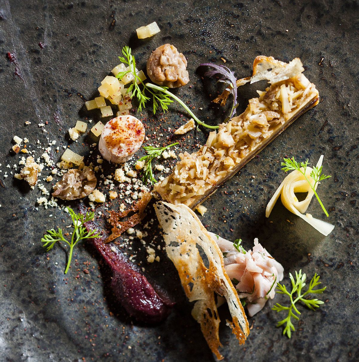 FOUR Magazine | Rabbit ham and foie gras