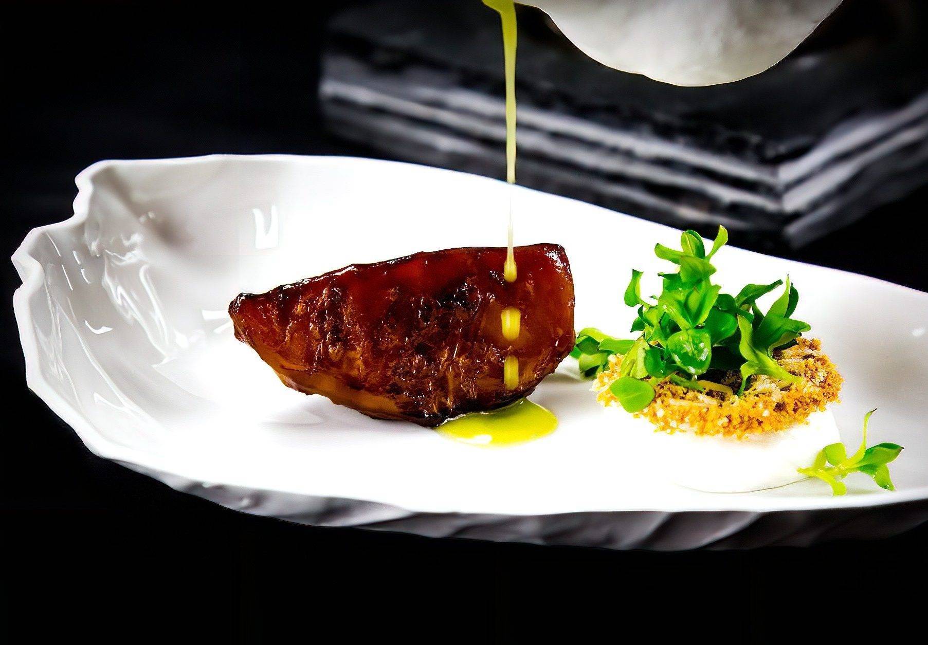 Tobias Bätz’s Lacquered Celeriac with Goat’s Cheese and Wild Herbs