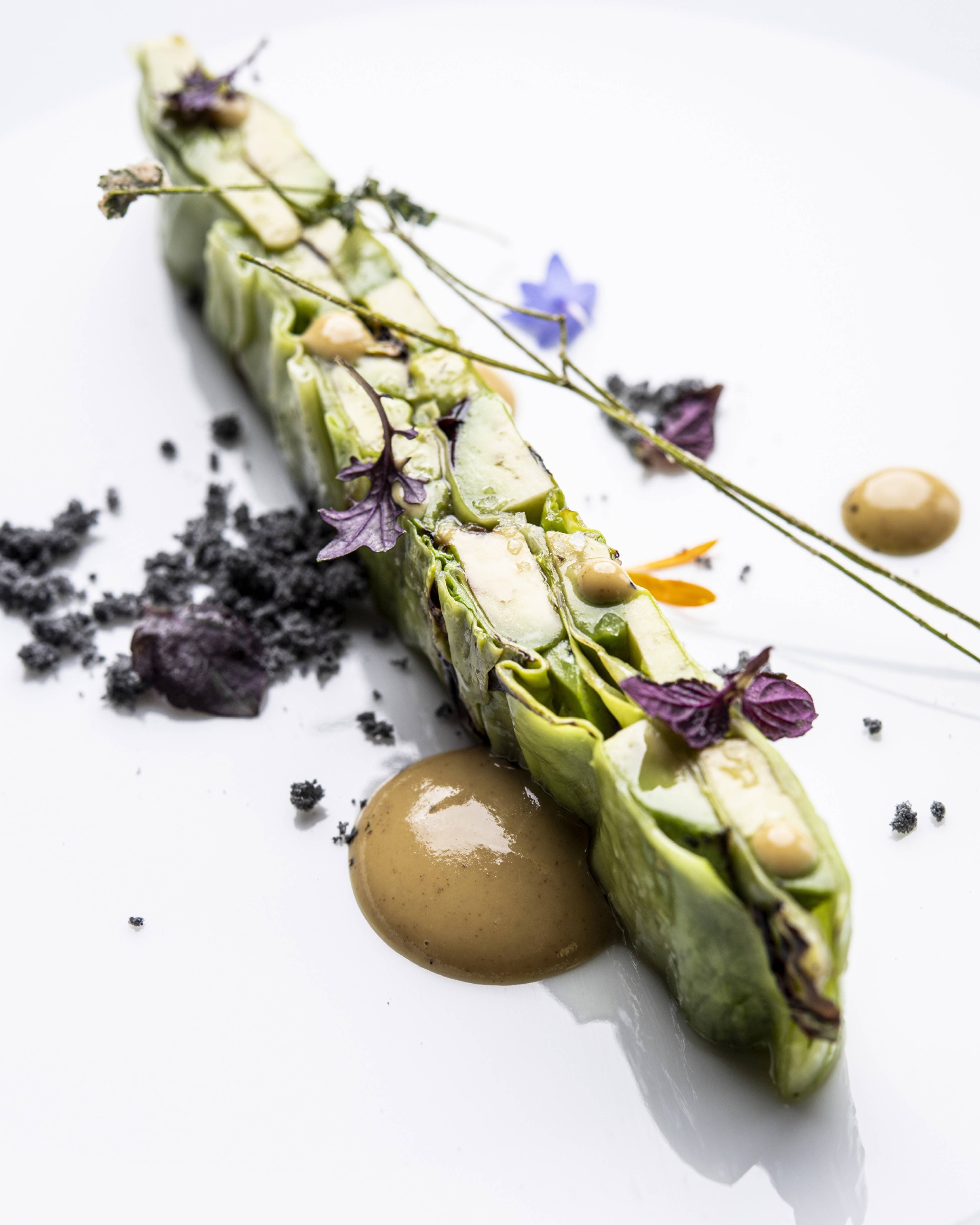 Alan Taudon’s Avocado and Cabbage Millefeuille