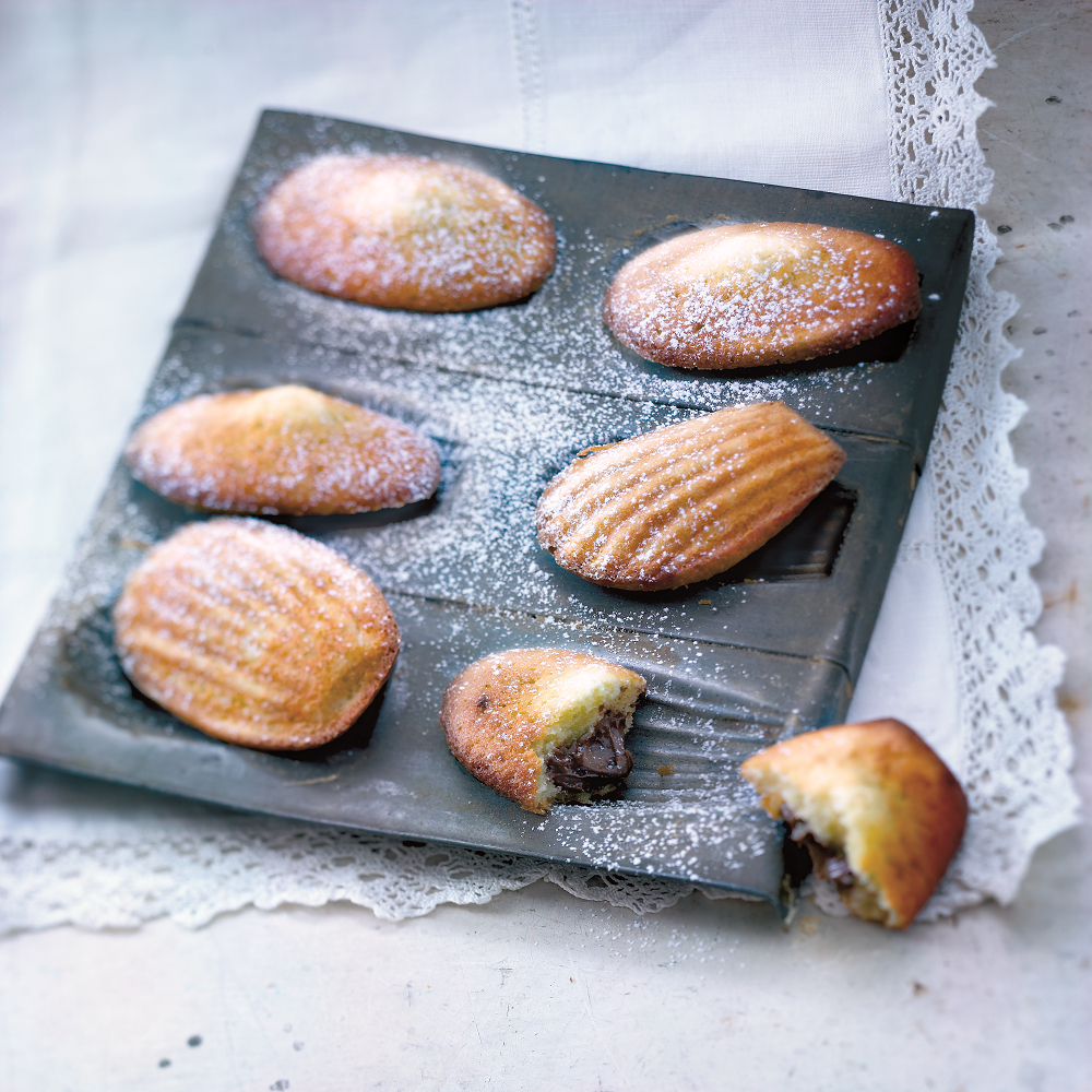 Eric Frechon’s Hazelnut Spread Madeleines - Delicious Food Recipes