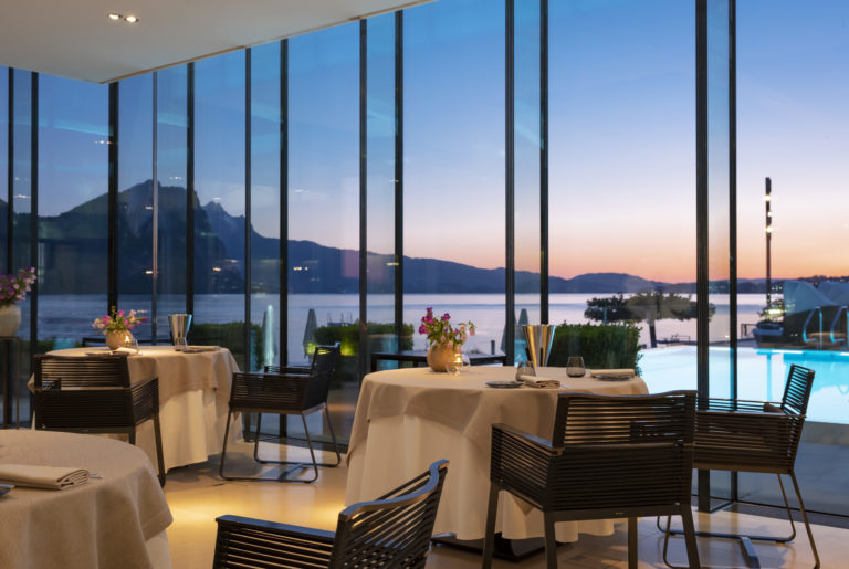 Dining room of 2-Michelin-starred restaurant focus ATELIER