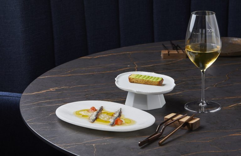 Anchovy and olive brine coca traditional flatbread