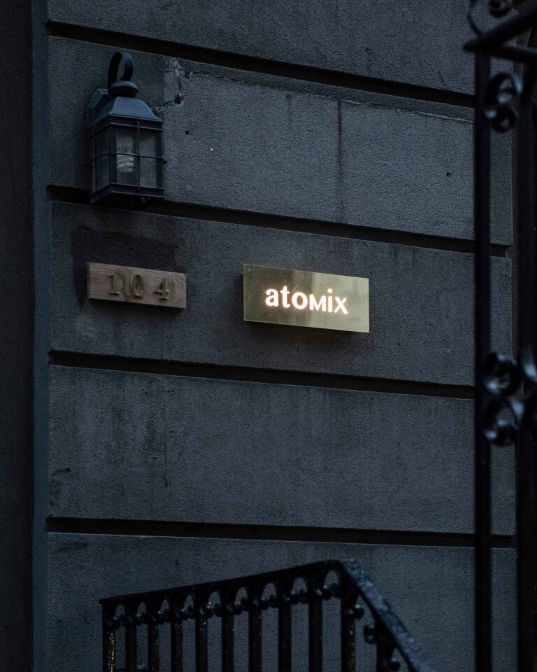 Atomix Entrance Signage © Evan Sung