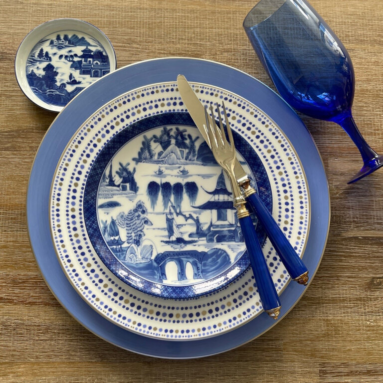 Mottahedeh's Blue Canton Plates