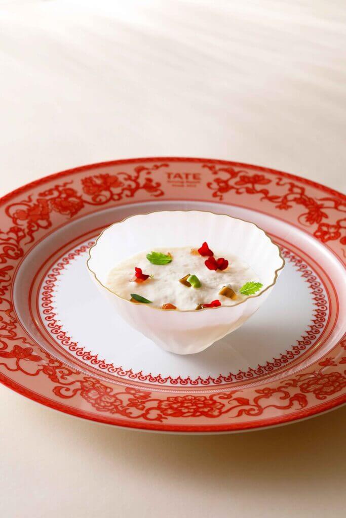 FOUR Magazine Century Egg Mimosa Amuse Bouche