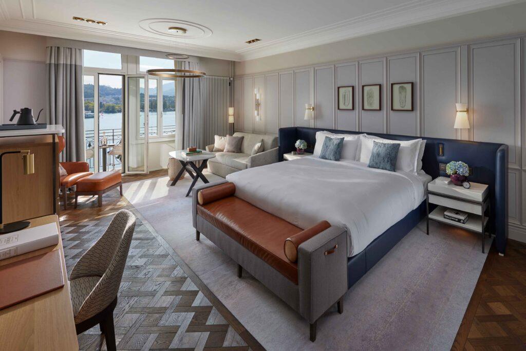 Lakeview Suite with terrace at Mandarin Oriental Palace, Luzern