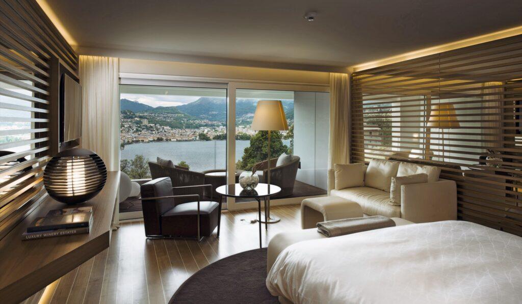 The View Lugano bedroom